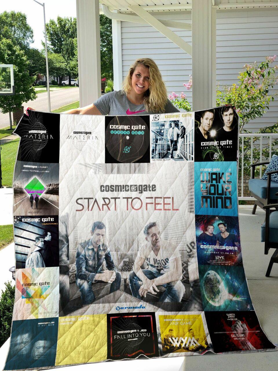 Cosmic Gate Albums Quilt Blanket For Fans