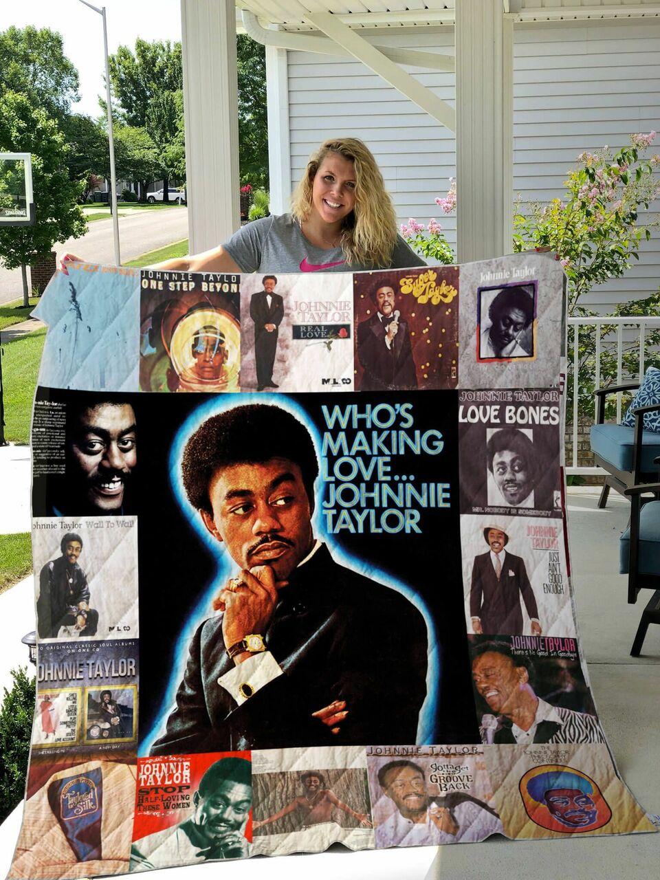 Johnnie Taylor Albums Quilt Blanket For Fans