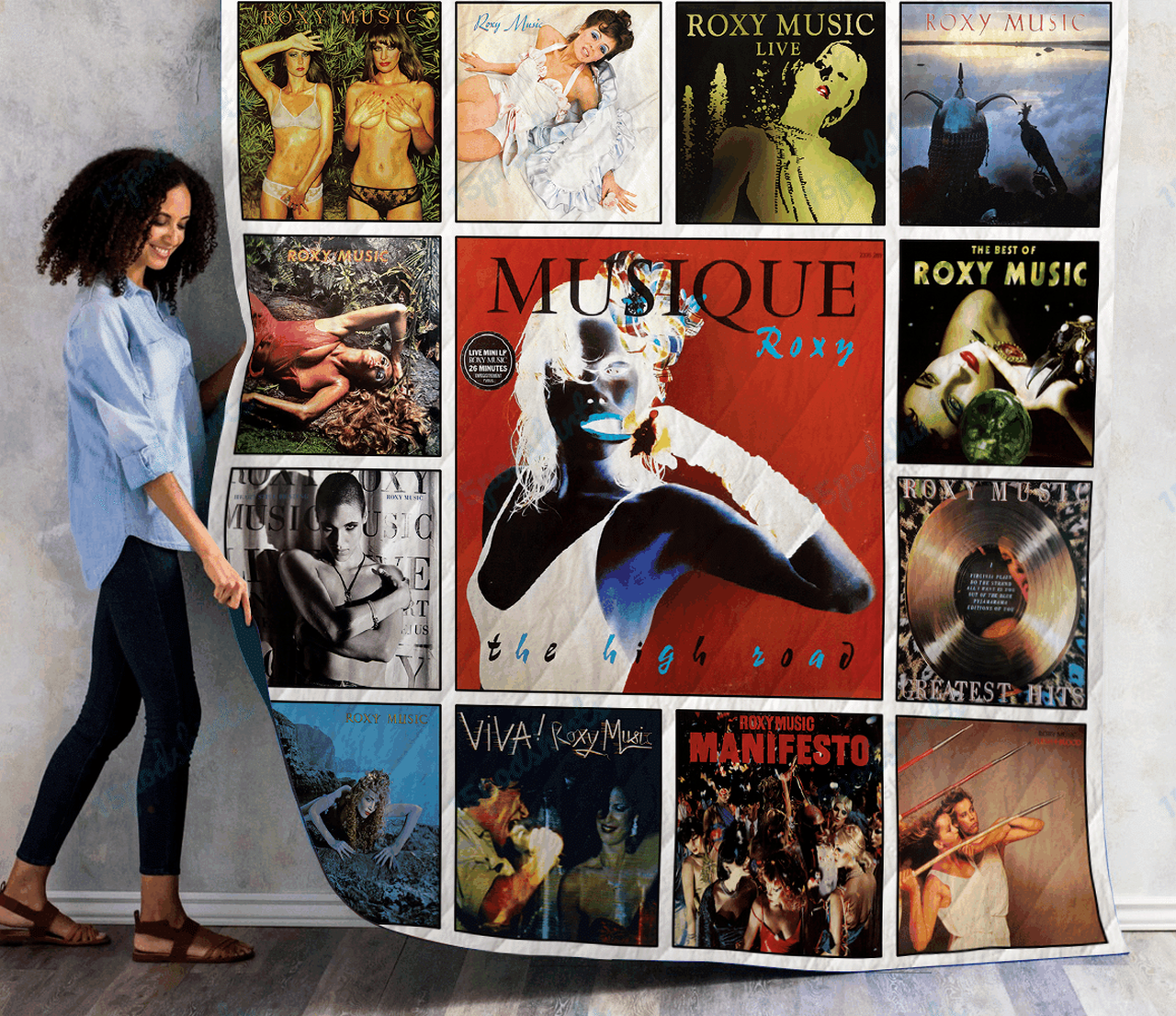 Roxy Music Albums Quilt Blanket