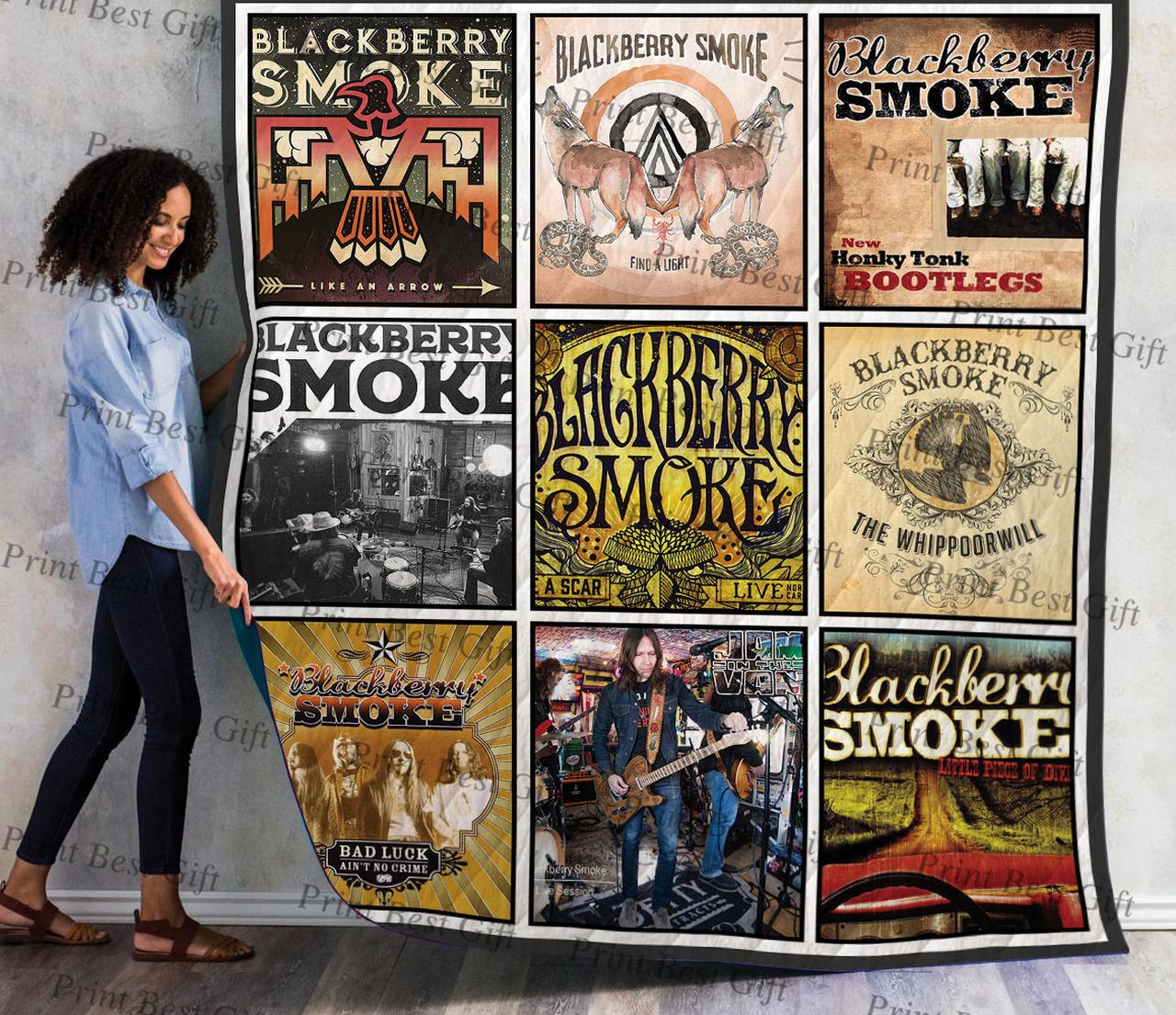Blackberry Smoke Albums Poster Quilt Blanket