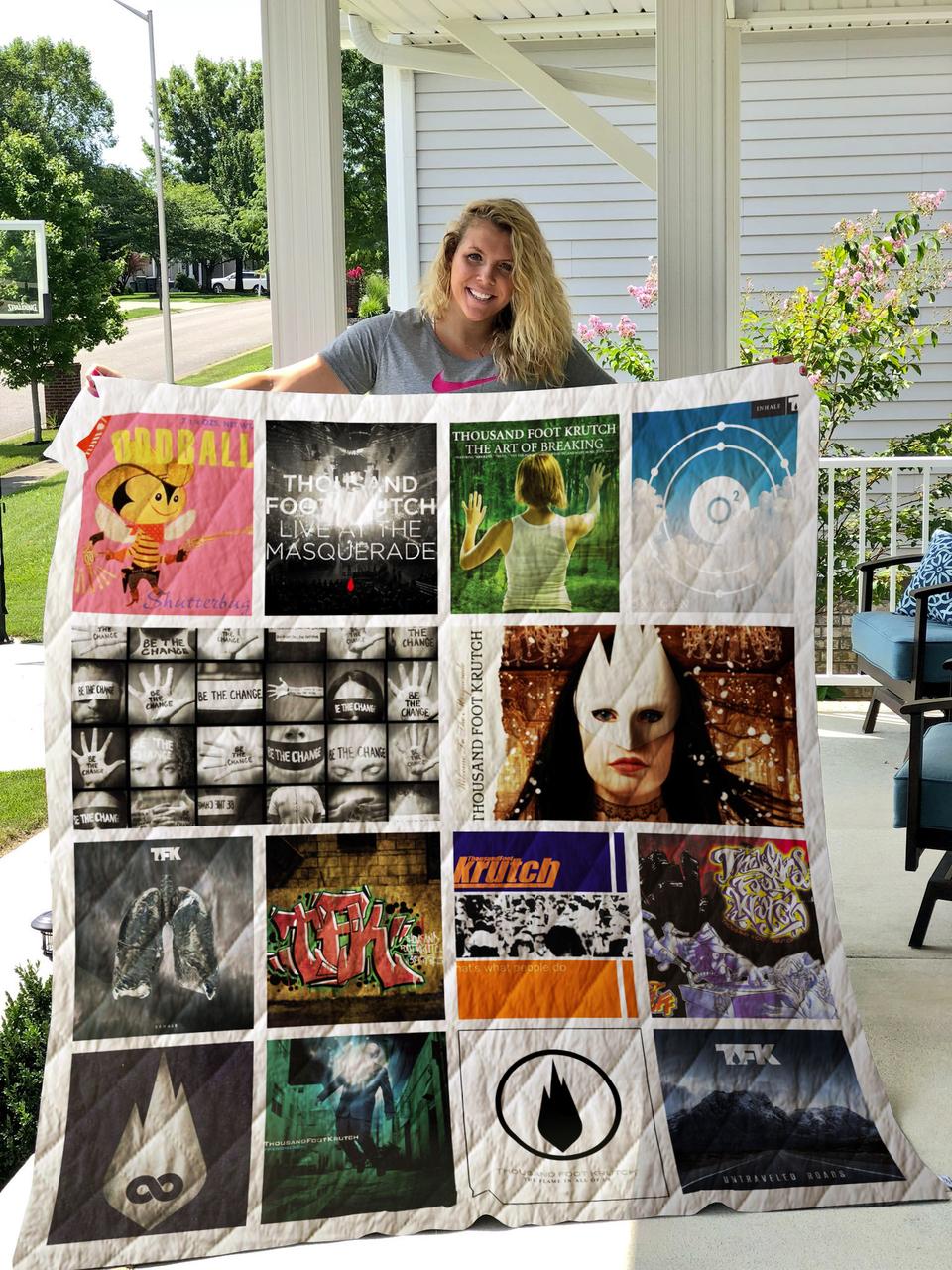 Thousand Foot Krutch Albums Quilt Blanket For Fans