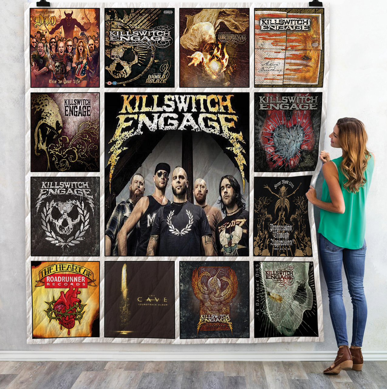 Killswitch Engage Albums Quilt Blanket