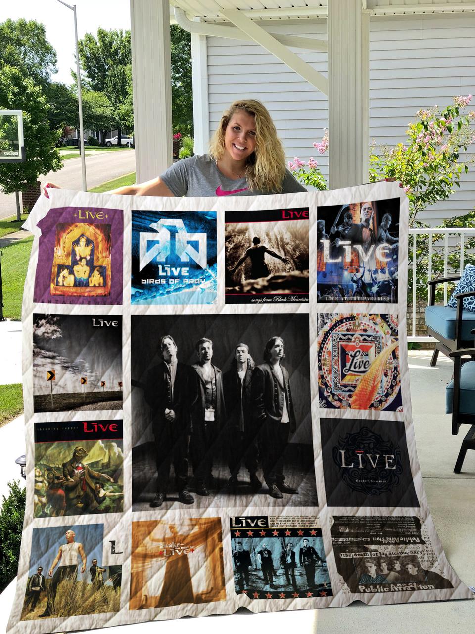Live Albums Quilt Blanket For Fans