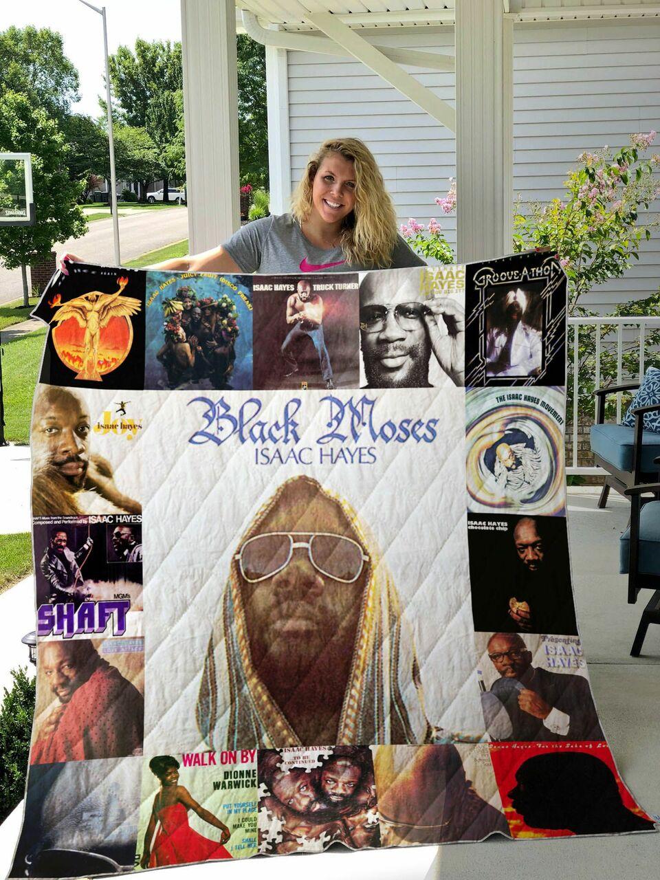 Isaac Hayes Albums Quilt Blanket For Fans