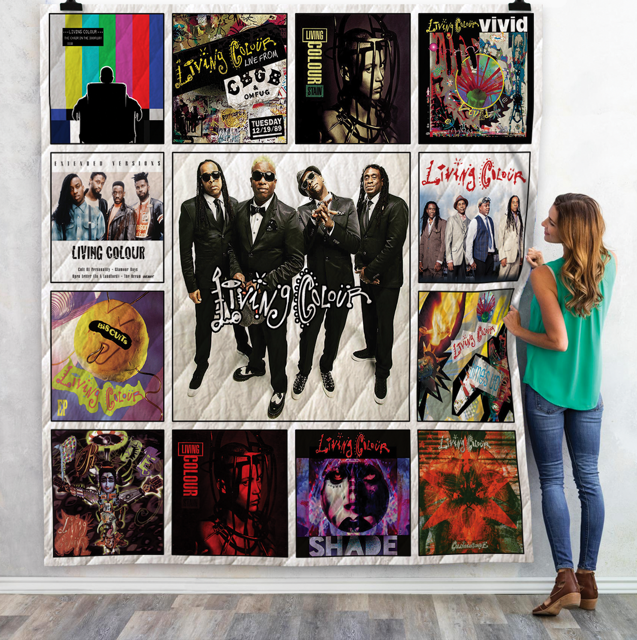 Living Colour Albums Quilt Blanket