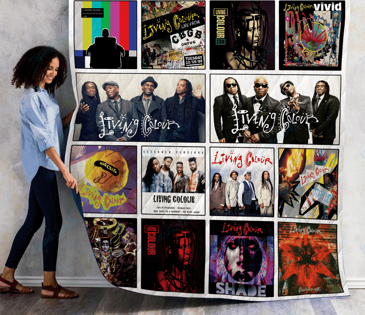 Living Colour Albums Quilt Blanket