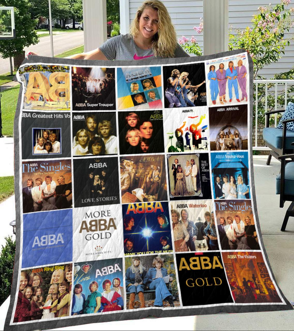 Abba Albums Poster Quilt Blanket