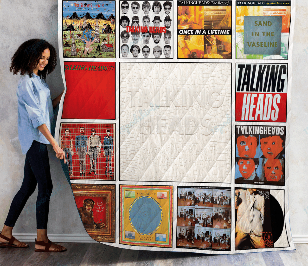 Talking Heads Albums Quilt Blanket