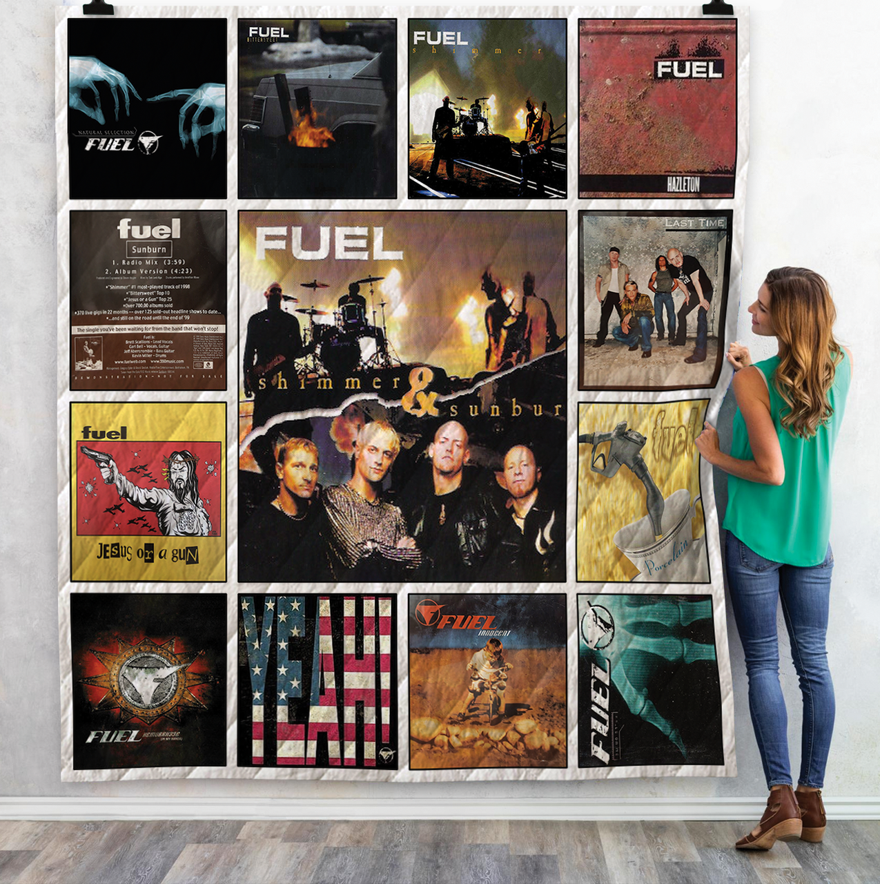 Fuel Albums Quilt Blanket For Fans