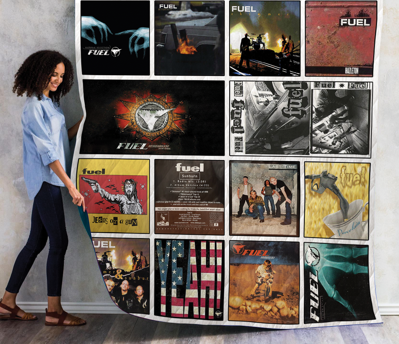 Fuel Albums Quilt Blanket For Fans
