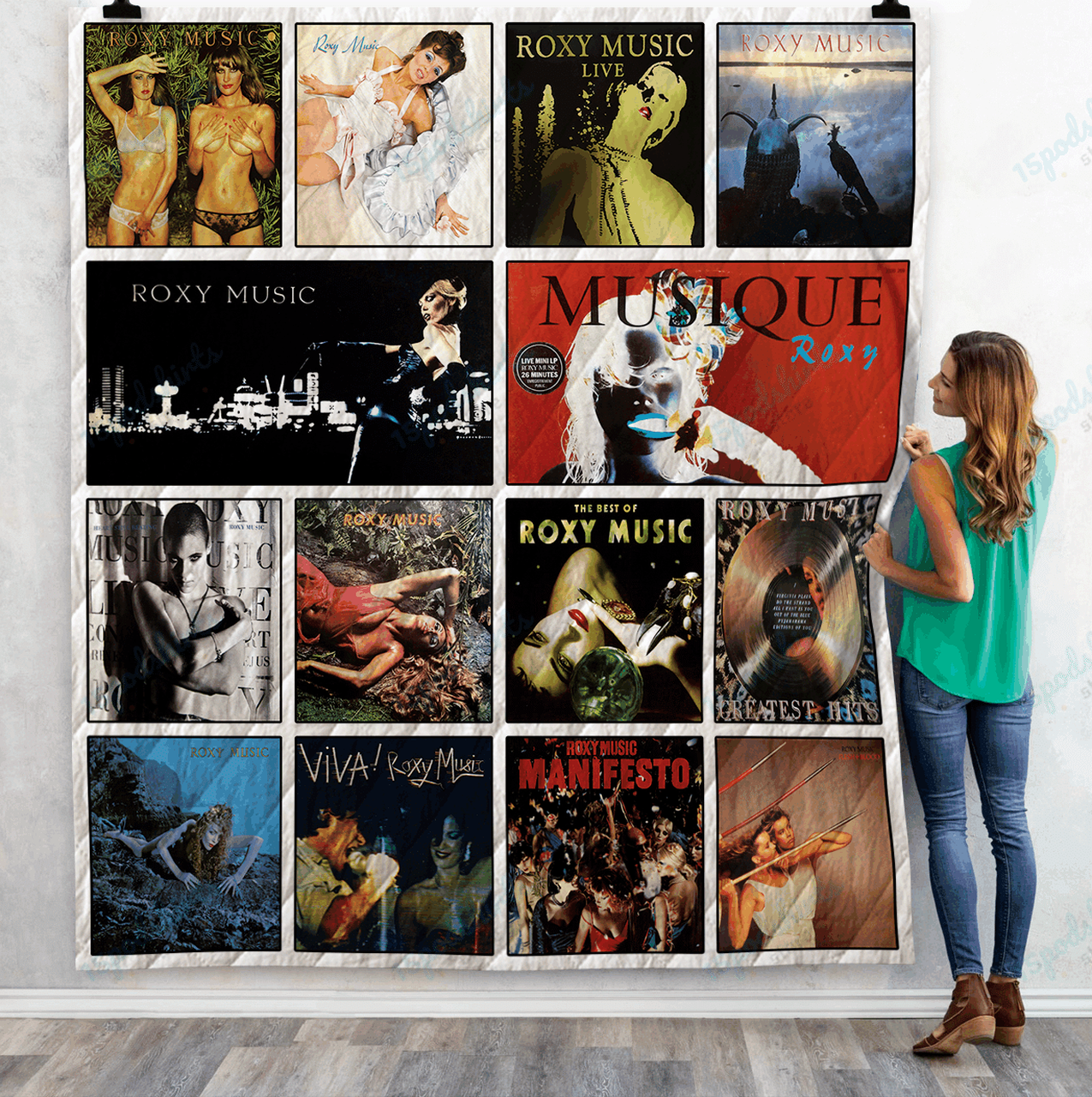 Roxy Music Albums Quilt Blanket