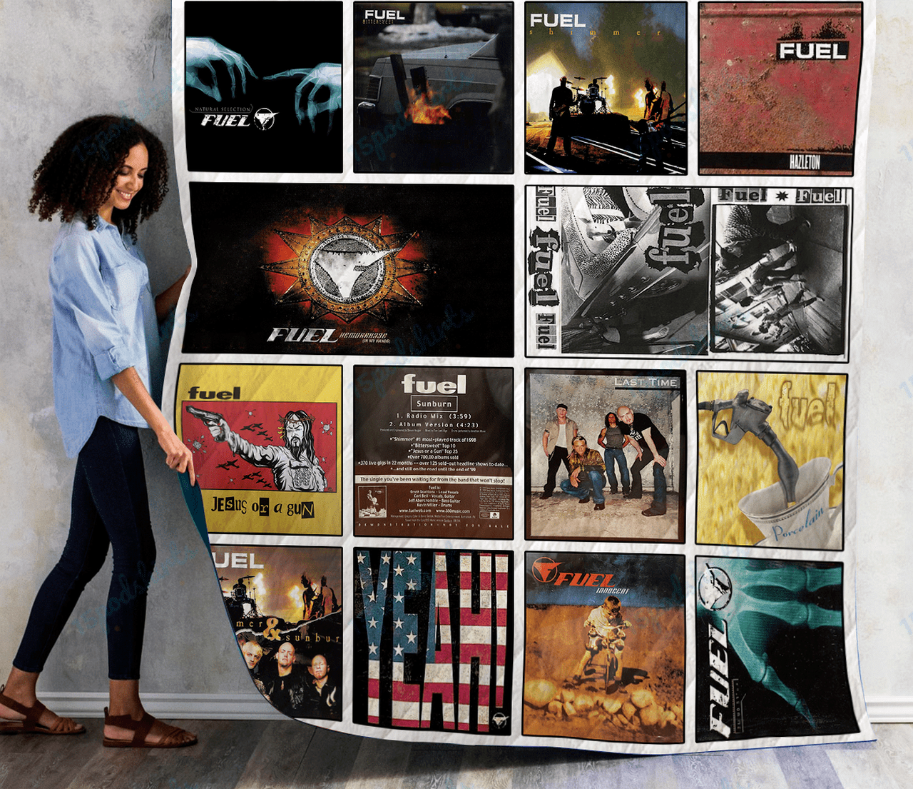 M Fuel Albums Quilt Blanket For Fans