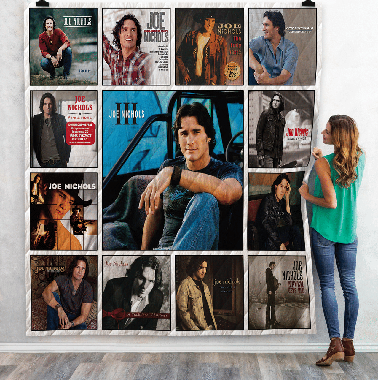 Joe Nichols Albums Quilt Blanket