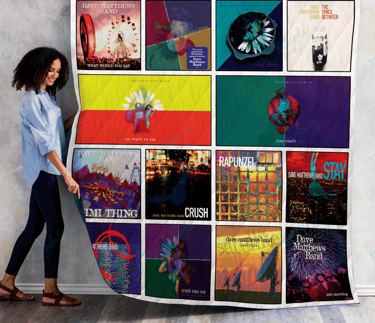 M Dave Matthews Albums Quilt Blanket For Fans