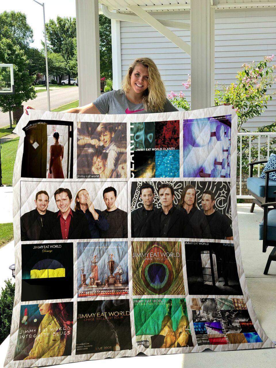 Jimmy Eat World Albums Quilt Blanket