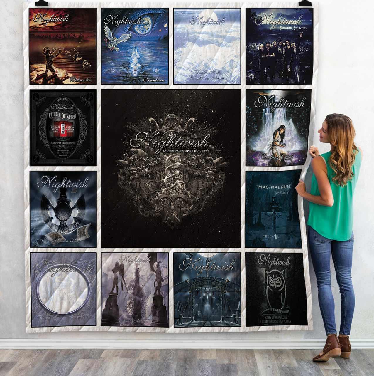 Nightwish Albums Quilt Blanket