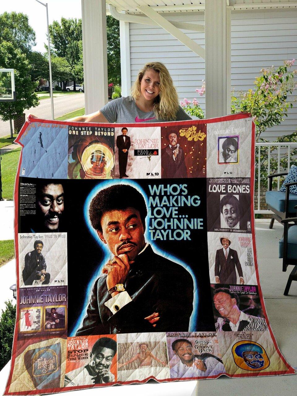 Johnnie Taylor Albums Quilt Blanket For Fans Quilt Blanket