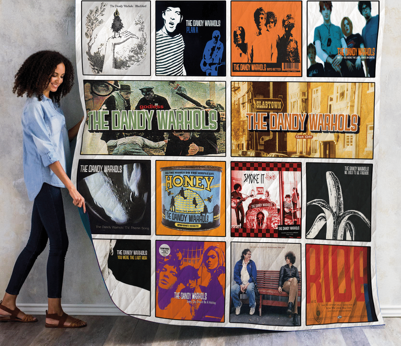 The Dandy Warhols Albums Quilt Blanket For Fans