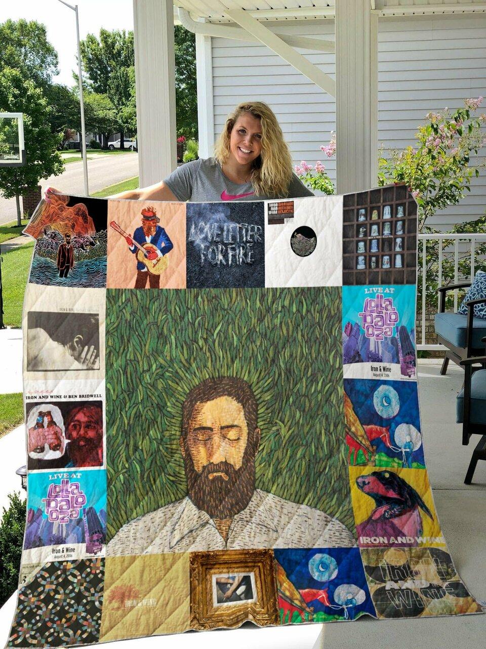 Iron X Amp Amp Wine Albums Quilt Blanket For Fans