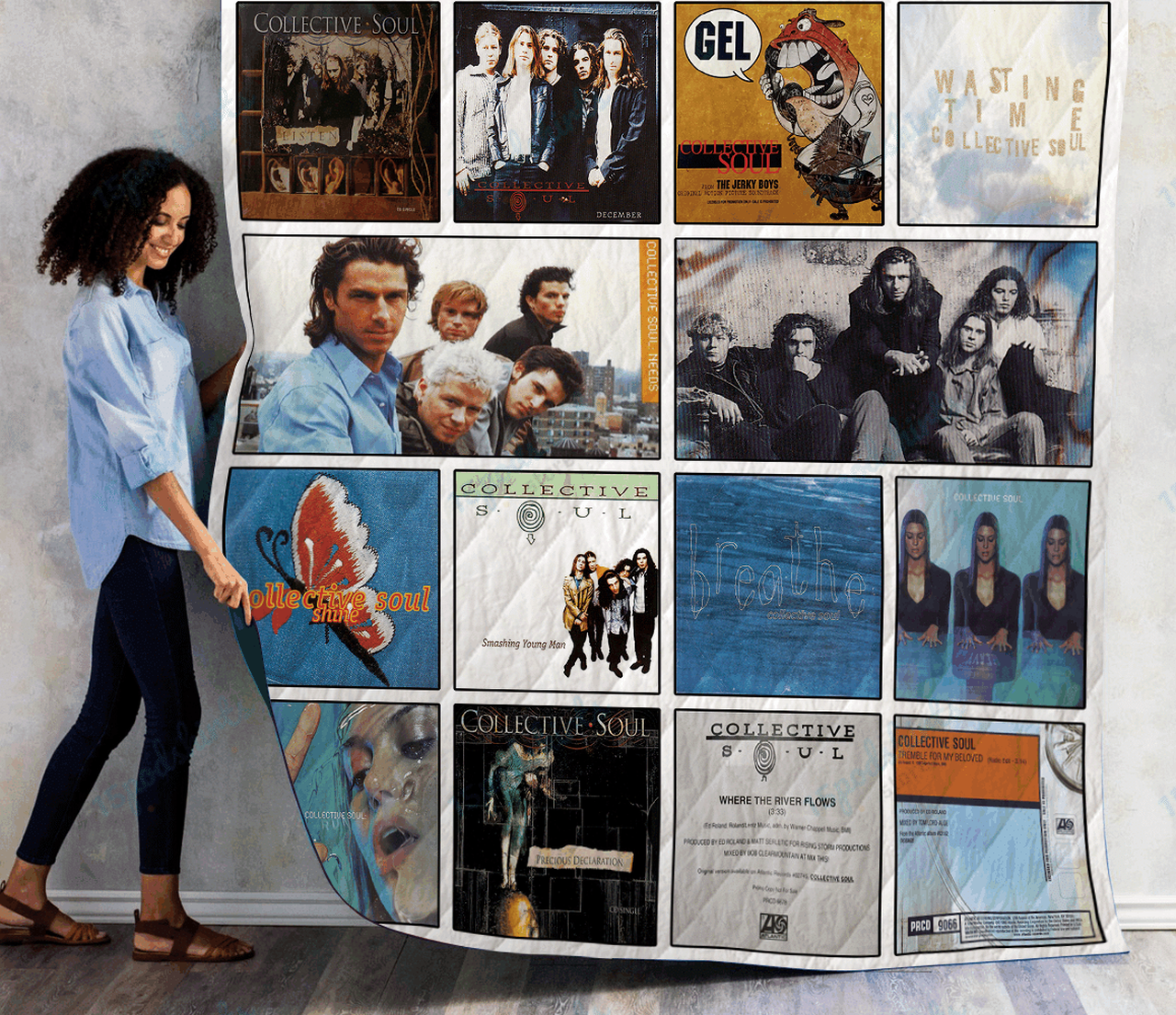 Collective Soul Albums Quilt Blanket For Fans