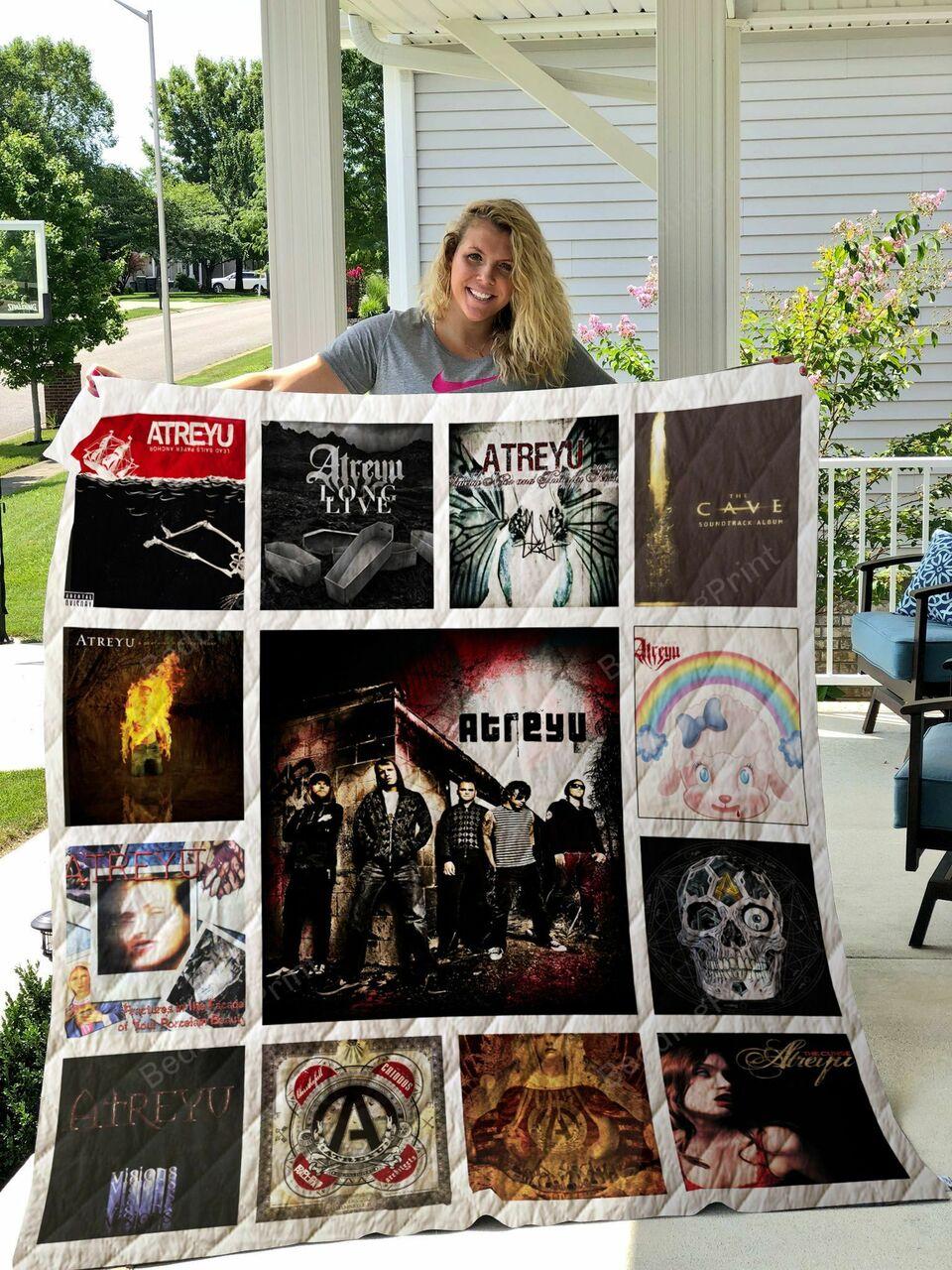 Atreyu Albums Quilt Blanket