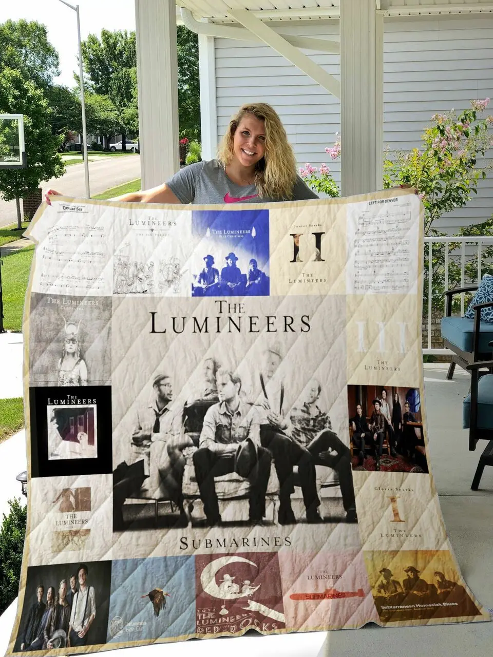 The Lumineers Albums Custom Quilt Blanket