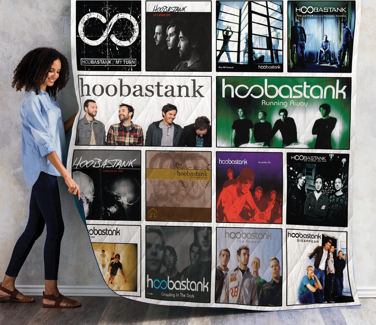 Hoobastank Albums Quilt Blanket For Fans
