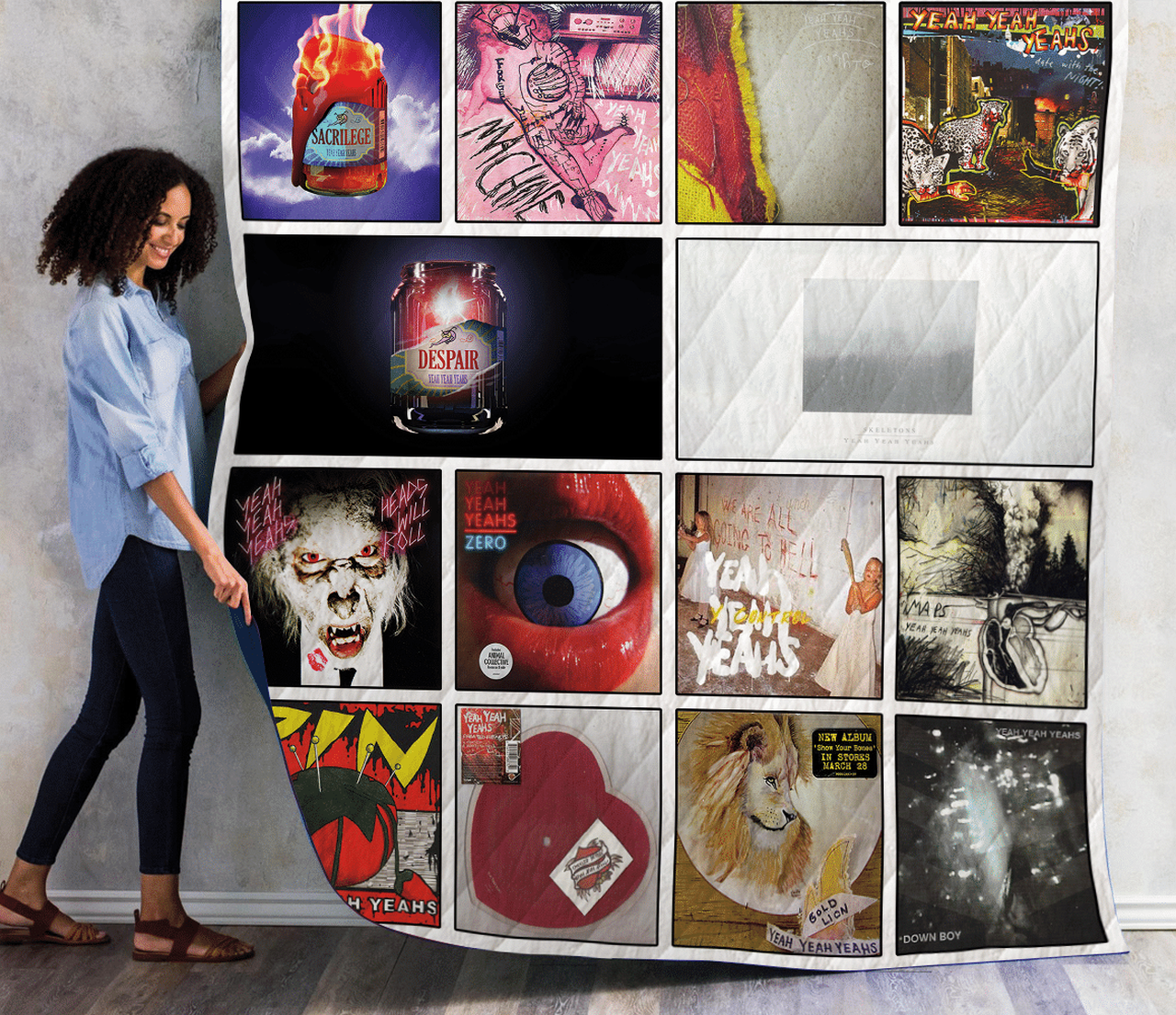 Yeah Yeah Yeahs Albums Quilt Blanket For Fans