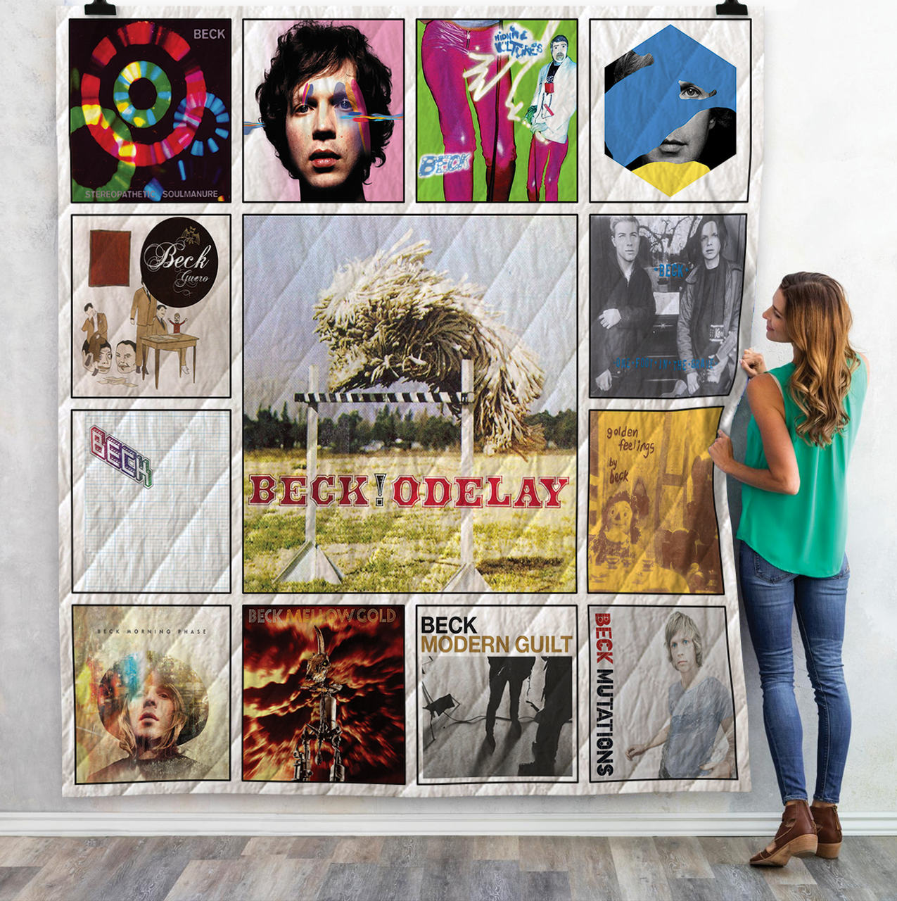 Beck Albums Quilt Blanket