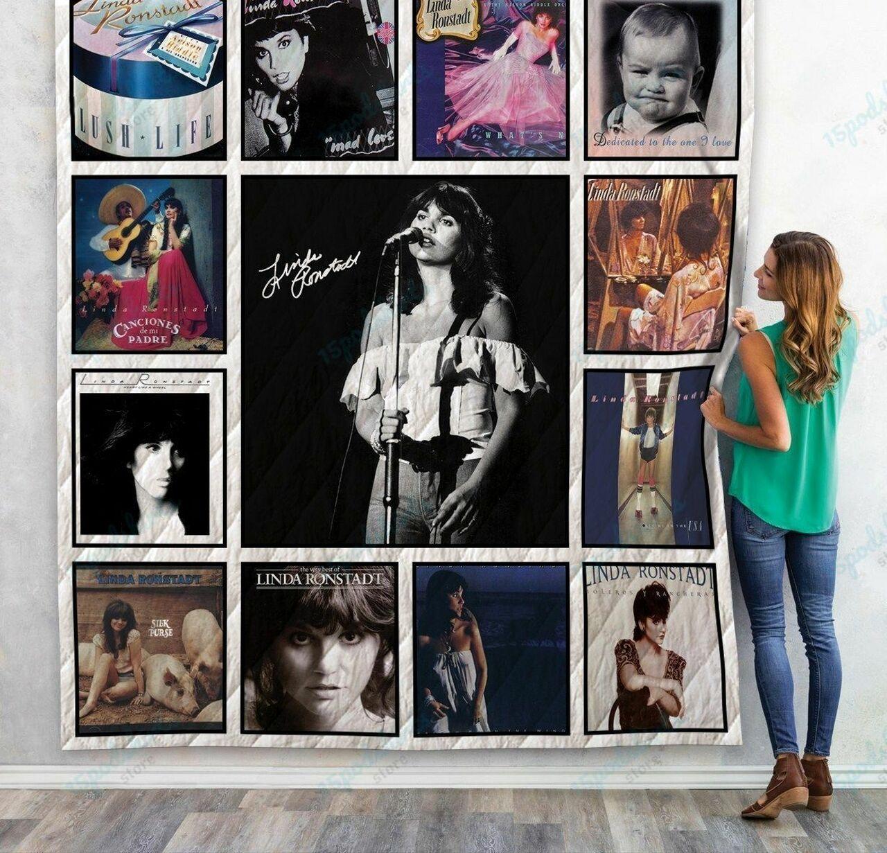 Linda Ronstad Albums Quilt Blanket