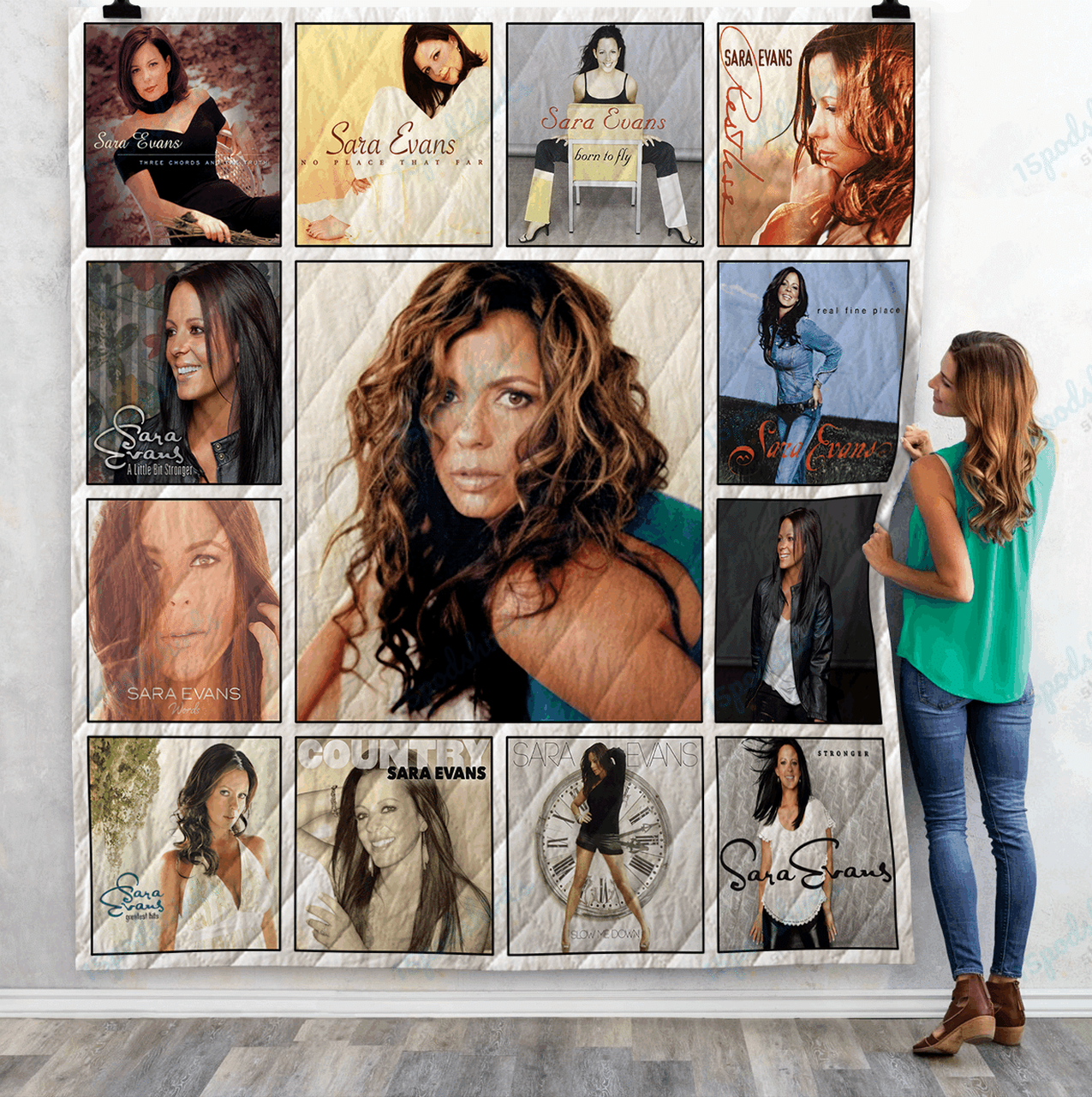 Sara Evans Albums Quilt Blanket