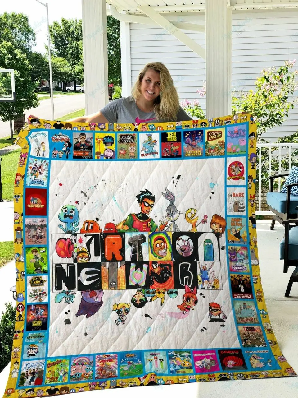 Cartoon Network Quilt Blanket