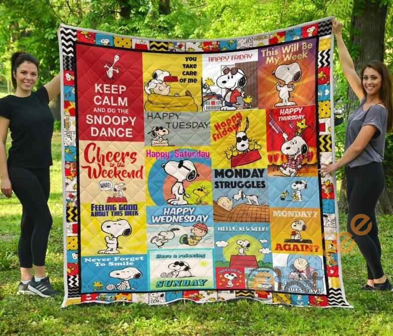 Snoopy Cartoon 3 Blanket Quilt