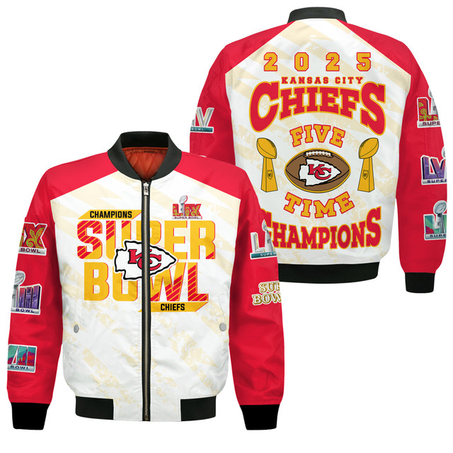 Kansas City Chiefs Super Bowl Lix Champions The King Of The Field Bomber Jacket