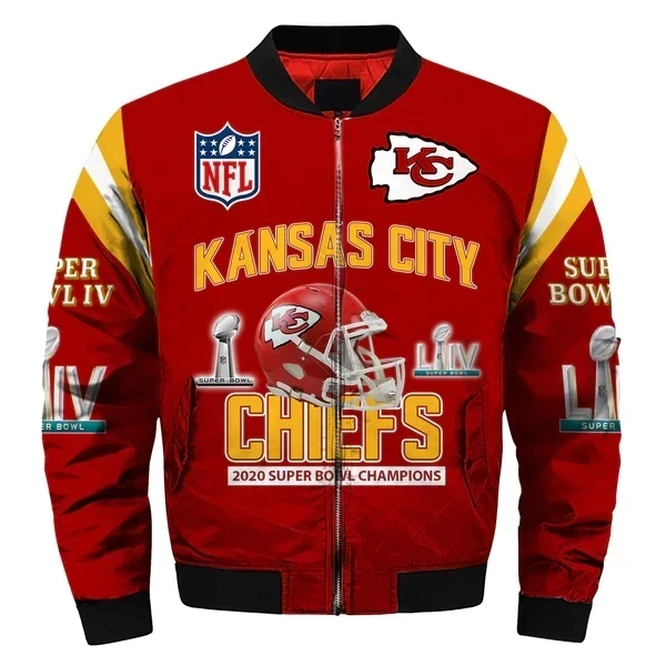Kansas City Chiefs Logo Bomber Jacket