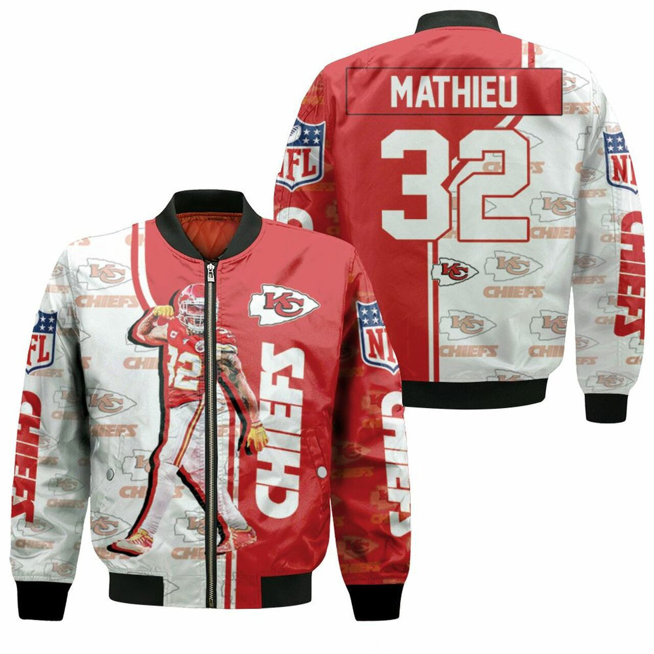Kansas City Chiefs Tyrann Mathieu Bomber Jacket