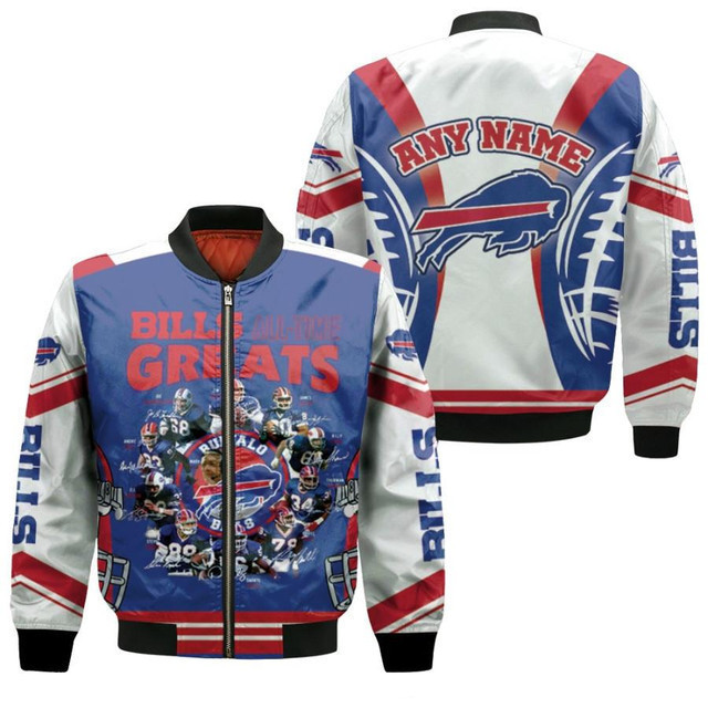 Buffalo Bills Champions Bills With Custom Name Bomber Jacket
