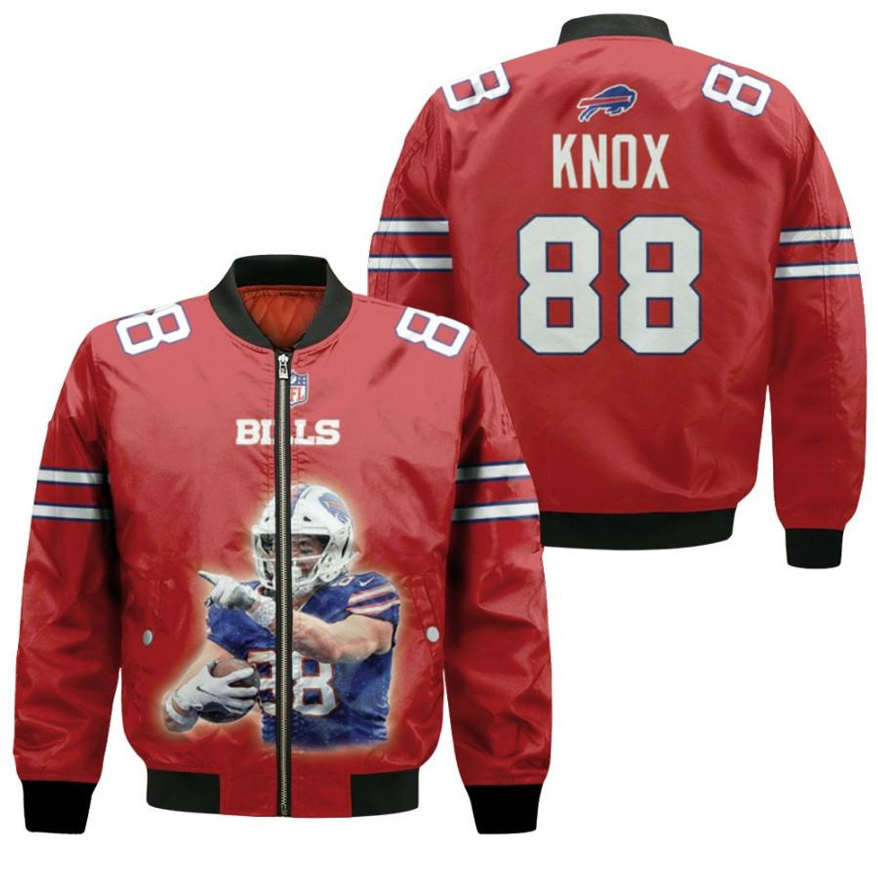 Buffalo Bills Dawson Knox Bomber Jacket