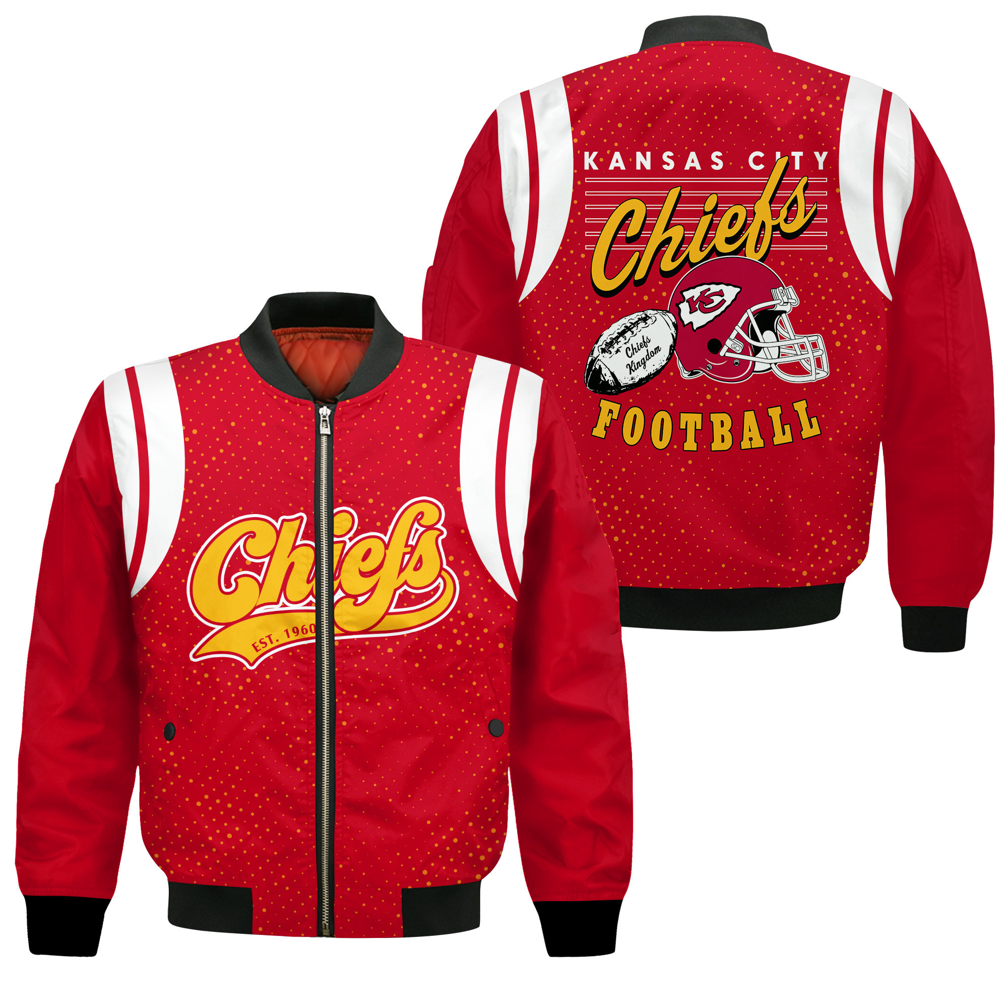 Kansas City Chiefs National Football League 2025 Make Your Mark Bomber Jacket