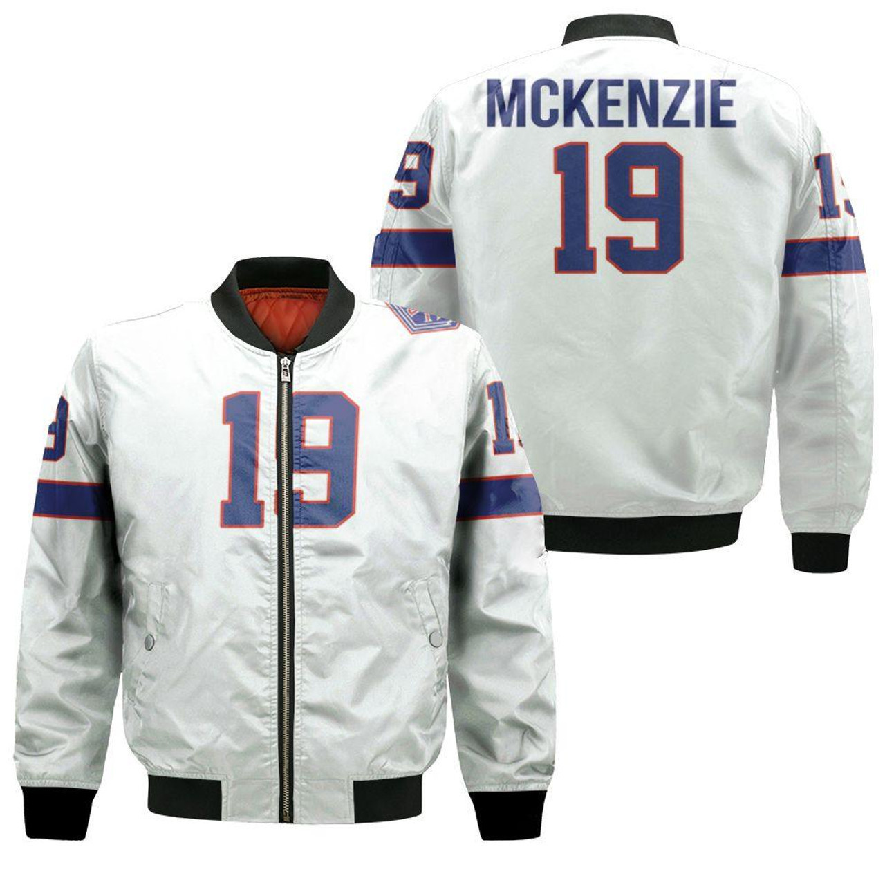 Buffalo Bills Isaiah Mckenzie Great Player Bomber Jacket White