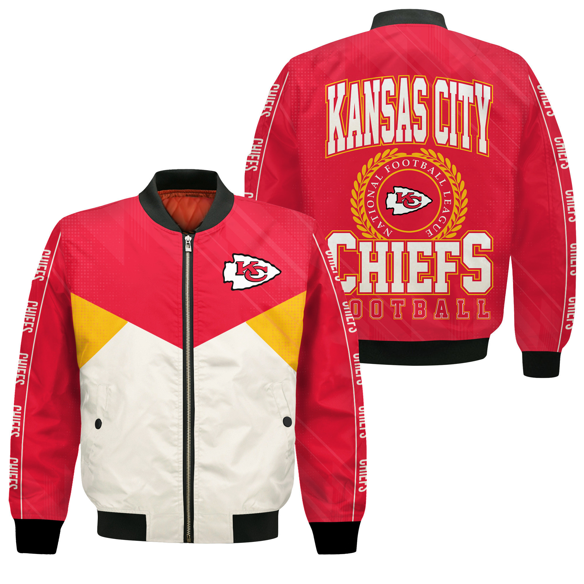 Kansas City Chiefs Football Team Personality Outstanding Bomber Jacket