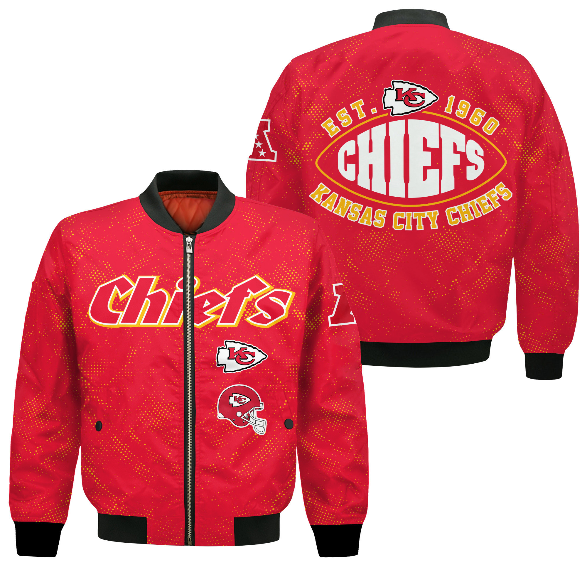 Kansas City Chiefs Football Team Continue Writing The Dream Bomber Jacket