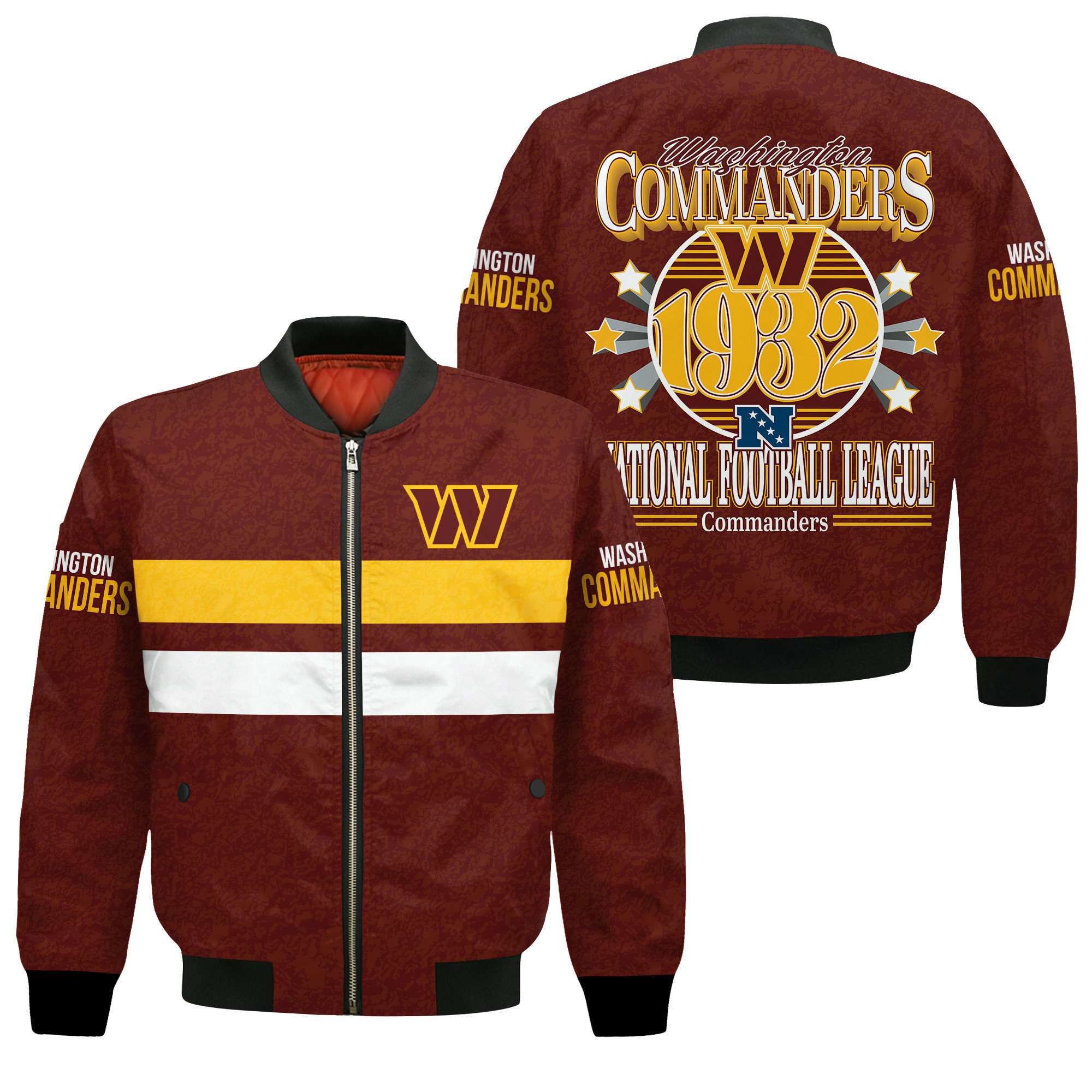 Washington Commanders Football Team Super Durable Bomber Jacket