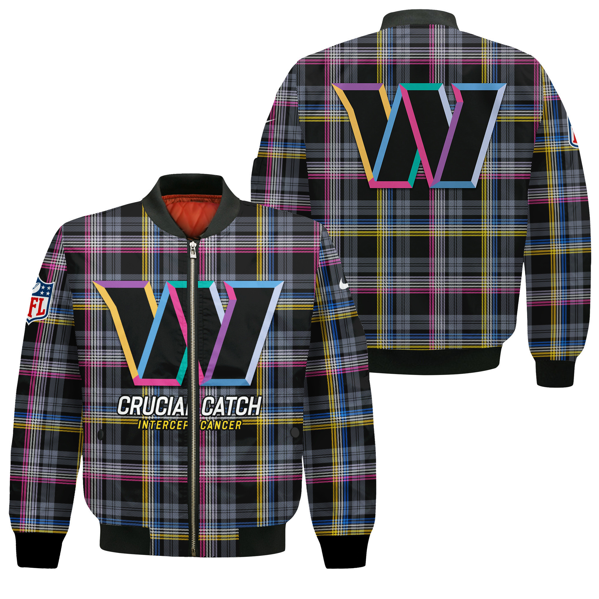 Washington Commanders National Football League Crucial Catch Bomber Jacket