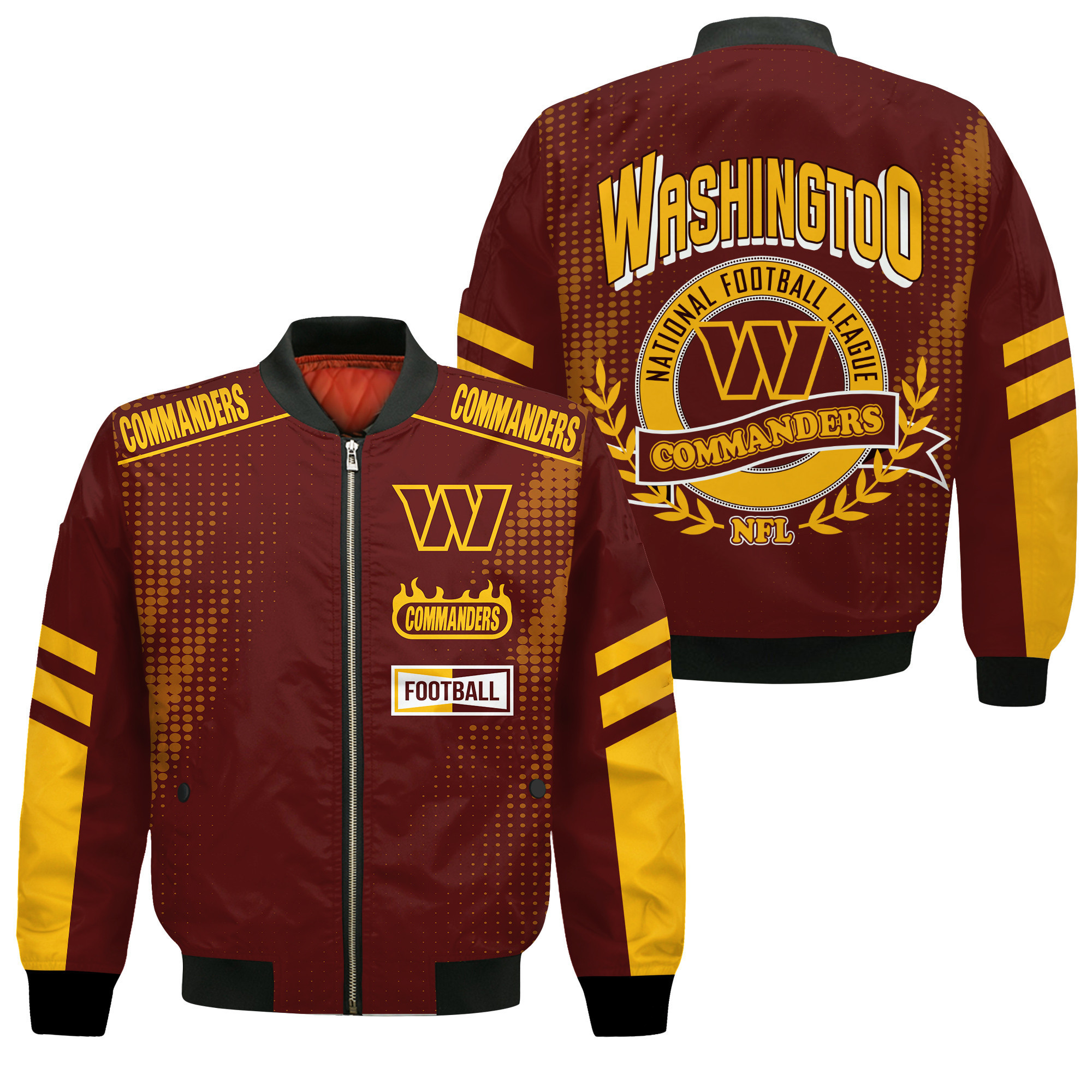 Washington Commanders Football Team The Light Of The Star Bomber Jacket