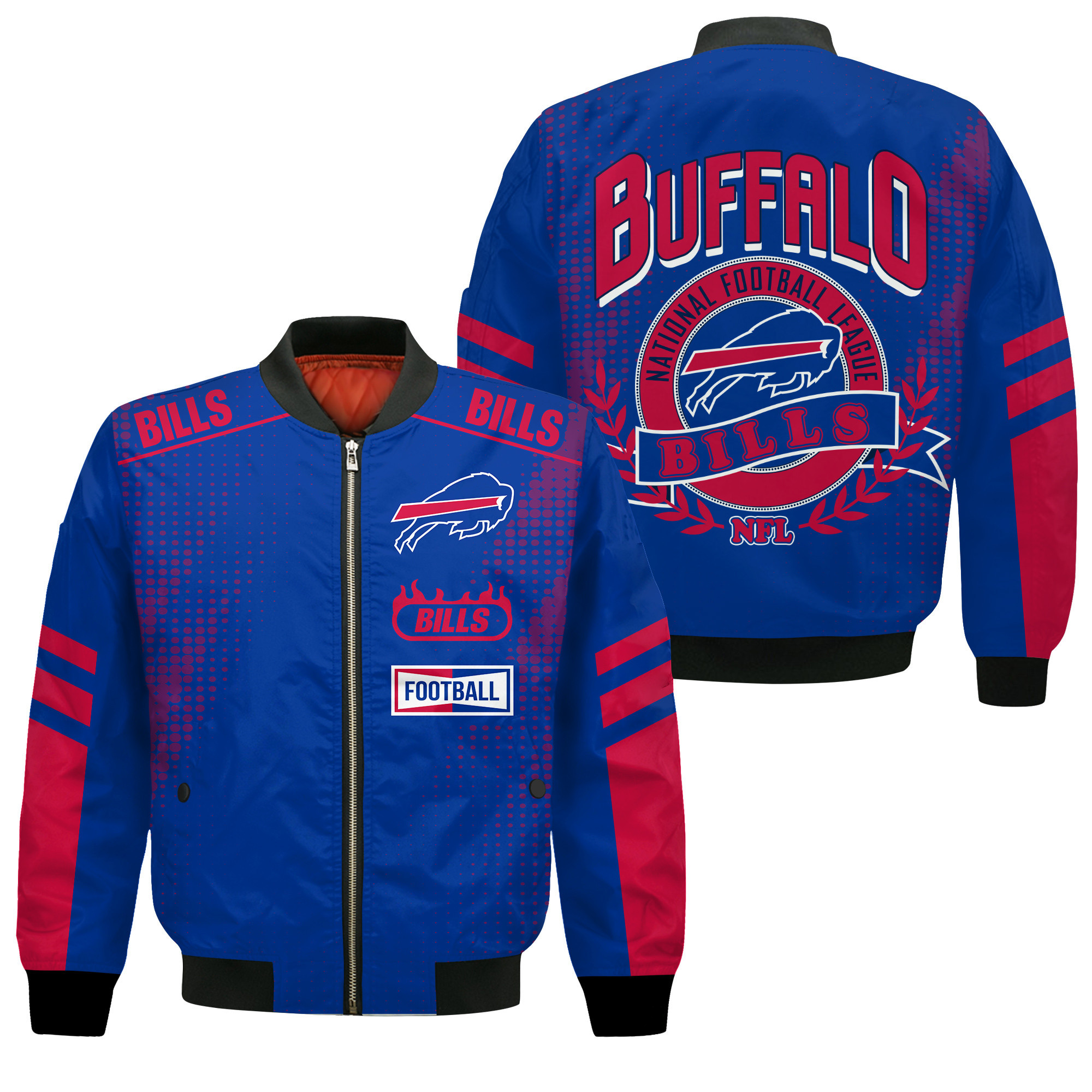 Buffalo Bills Football Team The Light Of The Star Bomber Jacket