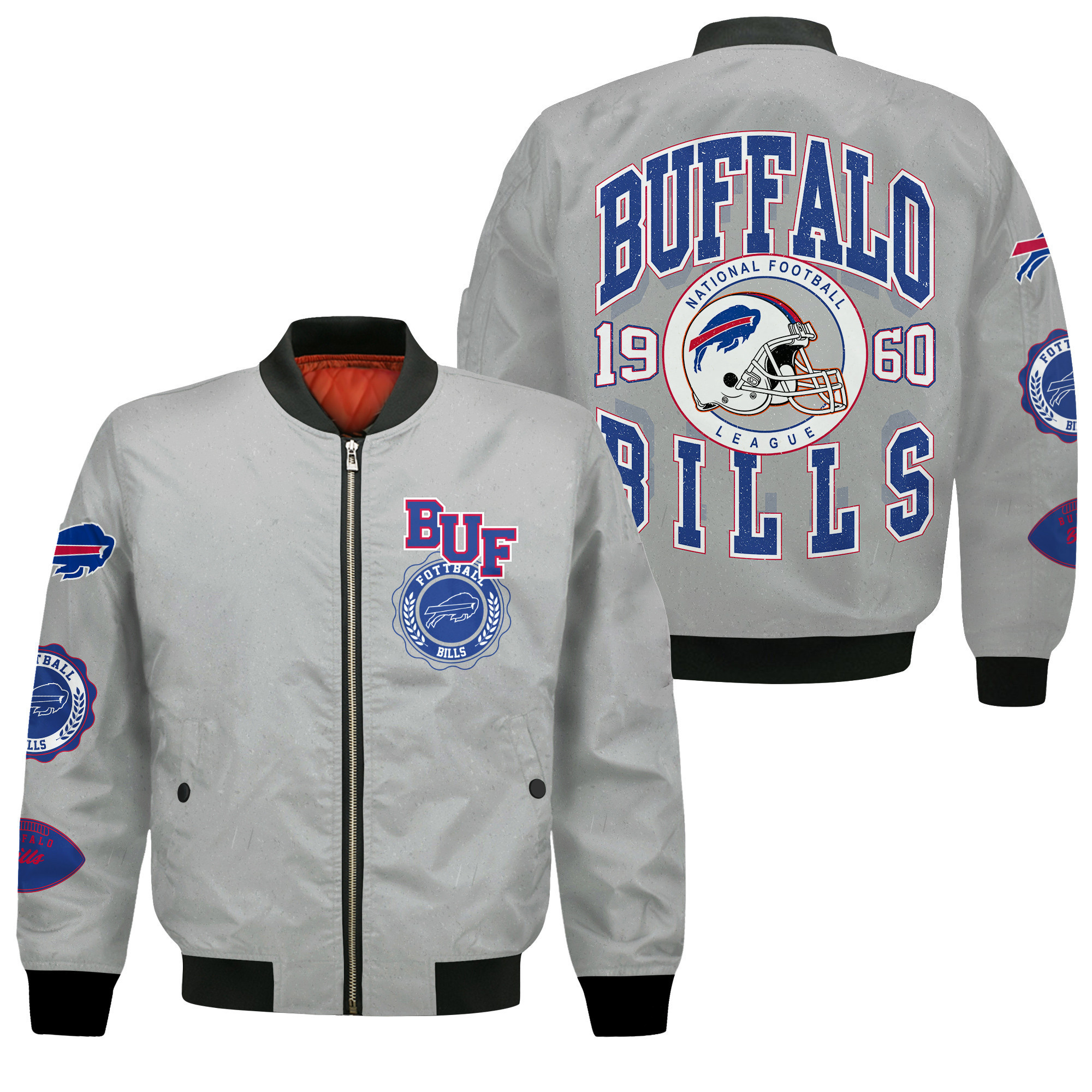 Buffalo Bills Nfl Feel The Power Bomber Jacket