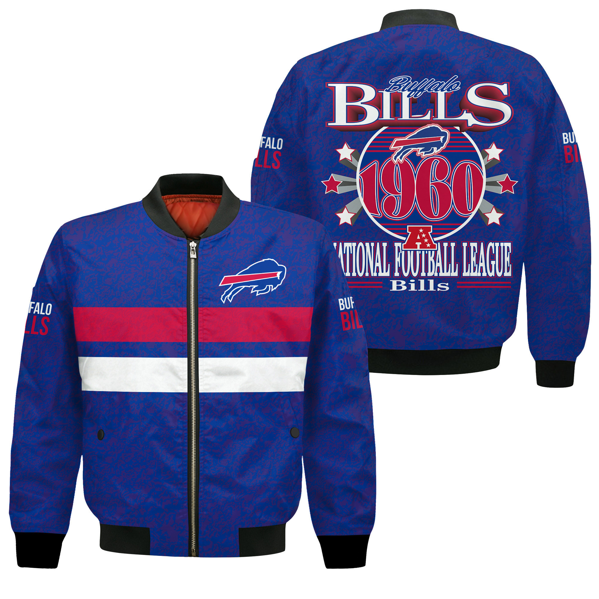 Buffalo Bills Football Team Super Durable Bomber Jacket