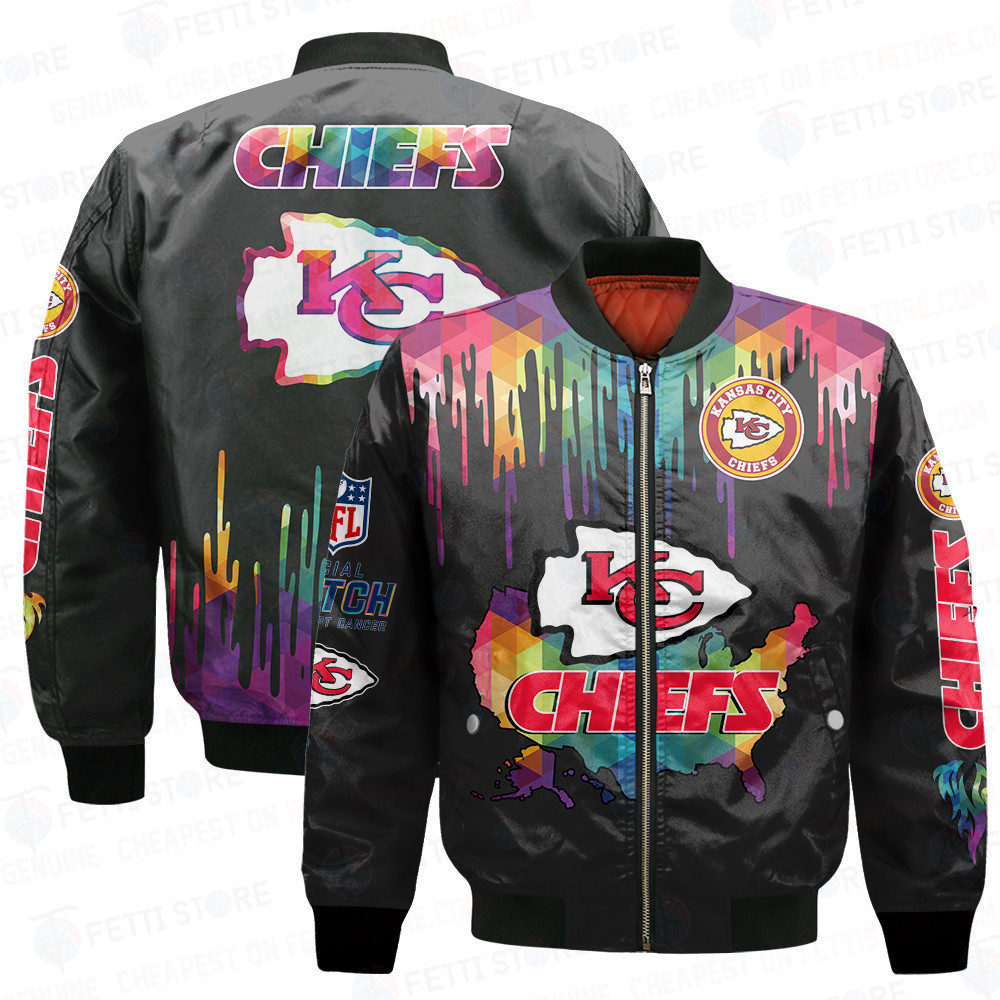 Kansas City Chiefs National Football League Aop Bomber Jacket For Sport Fan