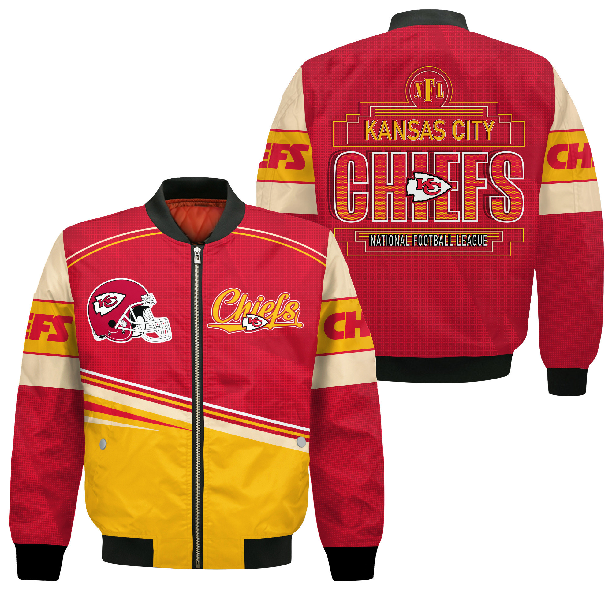 Kansas City Chiefs Football Team Dare To Be Different Bomber Jacket
